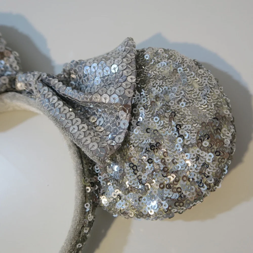 Sequin Minnie Mouse‎ Ears Headband Disneyland Mickey Mouse Disney Festive